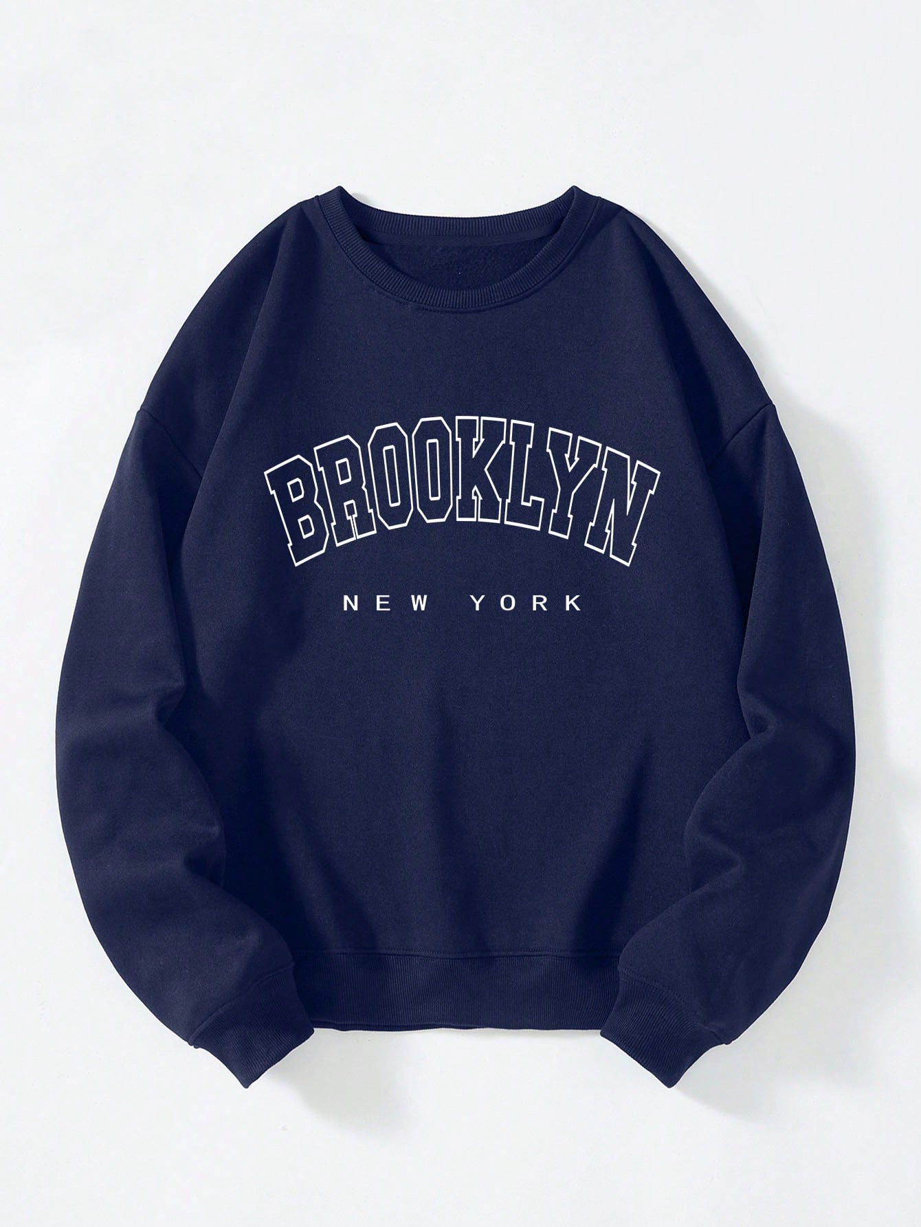 Manfinity Dauomo Men Letter Graphic Thermal Lined Sweatshirt