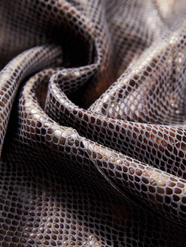 Contrast Fishnet Zipper Front Moto Jacket Fall Cloth For Women