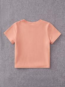 SHEIN 女童（小）T恤 - 彩色 - 查看 2