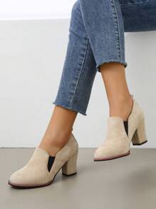 Zapatos de tacón alto - Beis - Ver 1