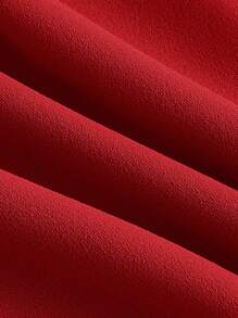 SHEIN MOD 加大洋裝 - 紅色 - 查看 3