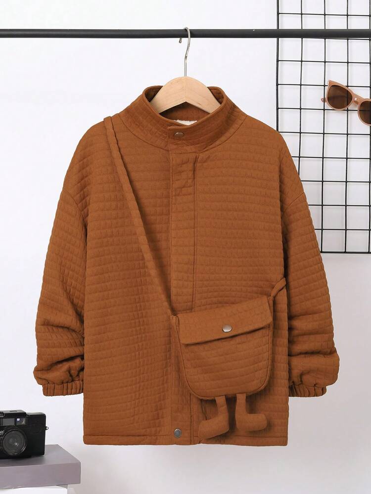 Tween Boy Flap Pocket Thermal Lined Coat