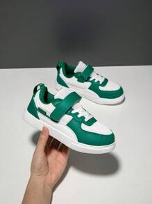 1 双儿童运动鞋运动休闲鞋时尚网眼透气舒适跑步鞋，适合 6-16 岁儿童，春秋季 - 綠色 - 查看 5