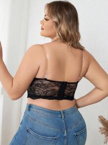 Hơn Ren hoa Vòng thép Bras - Đen và trắng - Xem 2