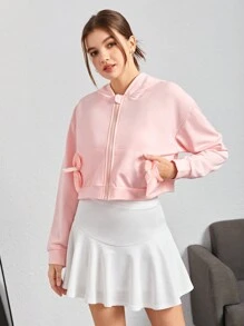 SHEIN Explorewe Teen Girls Drop Shoulder Zip Up Hoodie