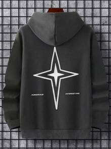 Sudaderas para hombre - Gris Oscuro - Ver 2