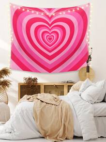 Pretty Bratty Girlcore 1 Tấm Thảm In Hình Trái Tim, Tấm Thảm Dễ Thương Có Thể Giặt Được Poster Treo Tường Cho Phòng Ngủ Thẩm Mỹ - Nhiều màu - Xem 6