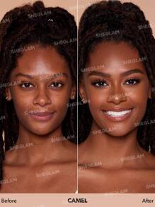 SHEGLAM Skinfinite 保濕粉底液樣品-駝色無瑕露水粉底液保濕遮瑕隱形毛孔遮瑕無毛孔不油膩輕盈自然柔軟液體粉底液 品牌 美容 化妝 化妝品 適合女性與女孩 完美搭配夏季春季 Y2K 時尚 流行 生日 母親節禮物 假期 派對準備就緒 最佳顏色 - 駝色 - 查看 2