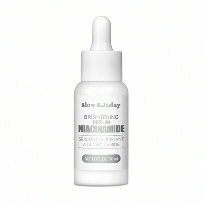 Suero iluminador de niacinamida SlowSunday, suero para reducir los poros, esencia facial hidratante, líquido purificador de poros, cuidado de la piel, adecuado para el verano, Y2K, ideal para fiestas