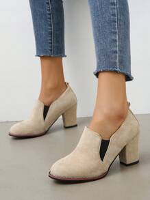 Zapatos de tacón alto - Beis - Ver 3