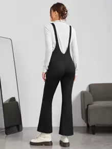 Teen Girl Zip Up Flare Leg Overall Jumpsuit Without Tee