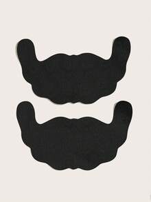 一次性蕾絲乳貼 - 黑色 - 查看 3