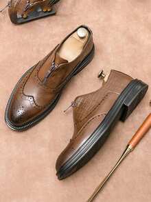 Zapatos formales para hombre - Marrón - Ver 2