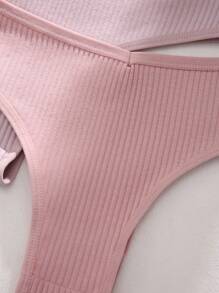 Shein Underwear&Sleepwear Basics 7pack Letter Patched Detail Panty