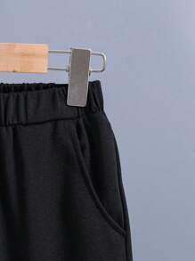 Tween Boy Eagle Print Sweatshirt & Sweatpants - White - View 4