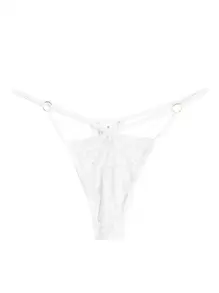 花卉蕾丝镂空低腰丁字裤性感内衣