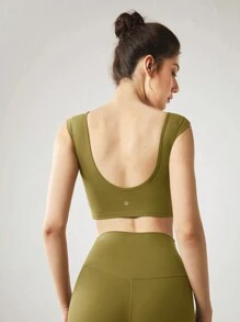 GLOWMODE Featherfit™ Just Do U-back帽袖短款上衣