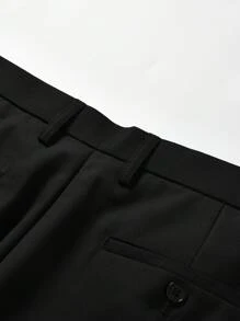 Manfinity Mode Men 1pc Shawl Collar Blazer & 1pc Suit Pants - Multicolor - View 4