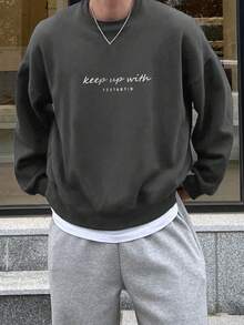 男士運動衫 - 深灰色 - 查看 5