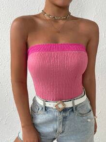 Chiquease Contrast Panel Tube Bodysuit