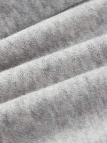 Bebé niño Abrigo de doble botonadura con capucha 2 en 1 - Caqui - Ver 10