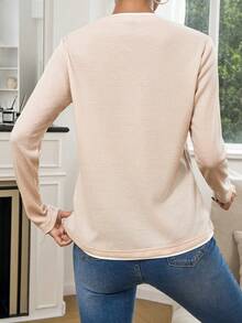 SHEIN Unity 純色圓領T恤 - 彩色 - 查看 2