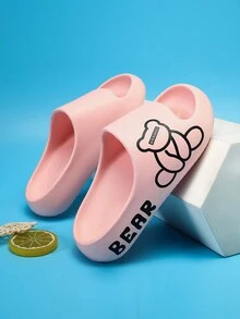 Children's Foam Slide Sandals - Pink - View 4
