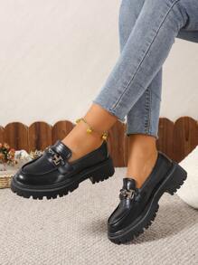 Women Loafers - Black - View 1