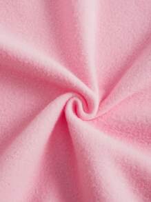 INAWLY Kangaroo Pocket Drawstring Thermal Lined Hoodie & Sweatpants,Ladies Casual Drawstring,Pocket Wrist-Length Sleeve Regular Fit Pink Drop Shoulder Sweatshirt Sweatpants Women Two-Piece Outfits,Spring/Fall,Casual Daily Wear - Pink - View 8