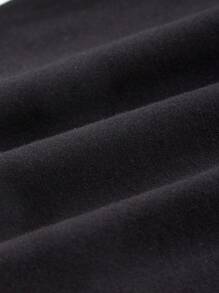 Baby Girl Snug Fit Pajama Set, Including Letter Printed Round Neck Long Sleeve Top And Pants, 4pcs - Multicolor - View 9