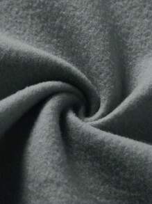 Manfinity Homme Men Letter Graphic Mock Neck Sweatshirt - Grey - View 5