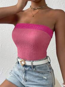 Chiquease Contrast Panel Tube Bodysuit