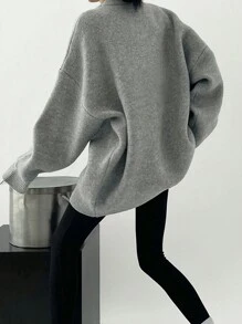 Alicedudu 女士毛衣 - 灰色 - 查看 2