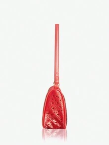 SHEIN SXY Women's Shoulder Bag - Christmas Design - Hot Pink - View 4