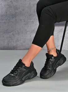 Women's Outdoor Comfortable Non-slip Breathable Round Toe Low-top Lace-up Athletic Shoes