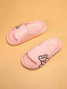 Children's Foam Slide Sandals - Pink - View 8