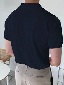 DAZY Men Solid Polo Shirt Business Attire