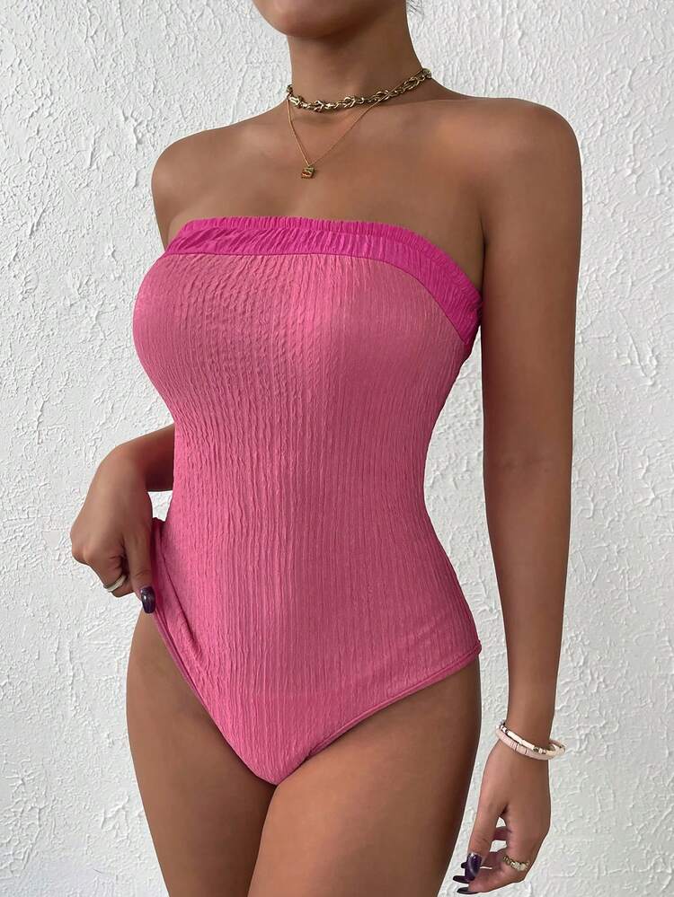 Contrast Panel Tube Bodysuit