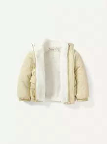 Baby Boy Flap Pocket Jacket - Apricot - View 3