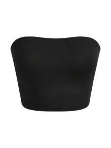 SHEIN Unity 3 piezas Top bandeau unicolor - Multicolor - Ver 3