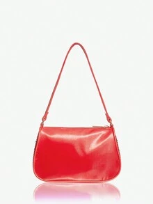 SHEIN SXY Women's Shoulder Bag - Christmas Design - Hot Pink - View 5