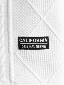 Manfinity BRENVOR Men Letter Patched Detail Tee & Drawstring Waist Pants Summer Outfit, Cozy Outfits, Couple Things