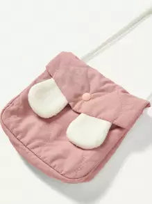 Baby Girl Dual Pocket Coat With Bag