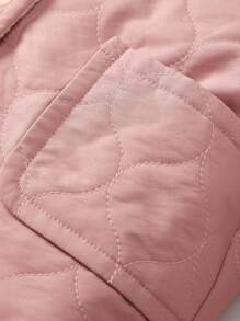 Baby Girl Dual Pocket Coat With Bag