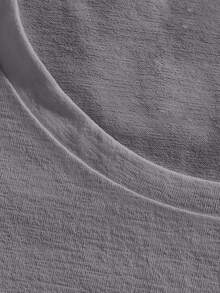 Men Christmas Print Tee - Light Grey - View 5