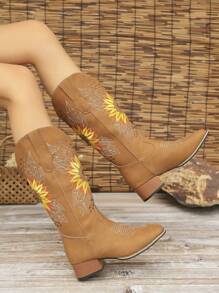 Botas de moda para mujer - Amarillo - Ver 6