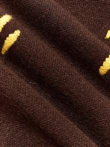 男嬰拼色毛衣 - 黑色 - 查看 4