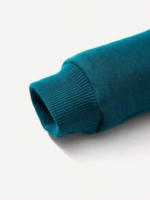 Cozy Pixies 男嬰網球拍和字母圖案衛衣和衛褲附帽子 - 綠色 - 查看 6