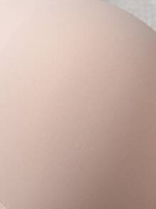 Dusty Pink Plain Plus Size Casual Underwire Bra With Medium Stretch Fabric, Lift - Dusty Pink - View 5