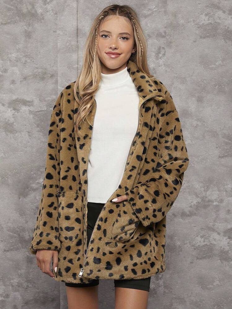 Dalmatian print coat hotsell